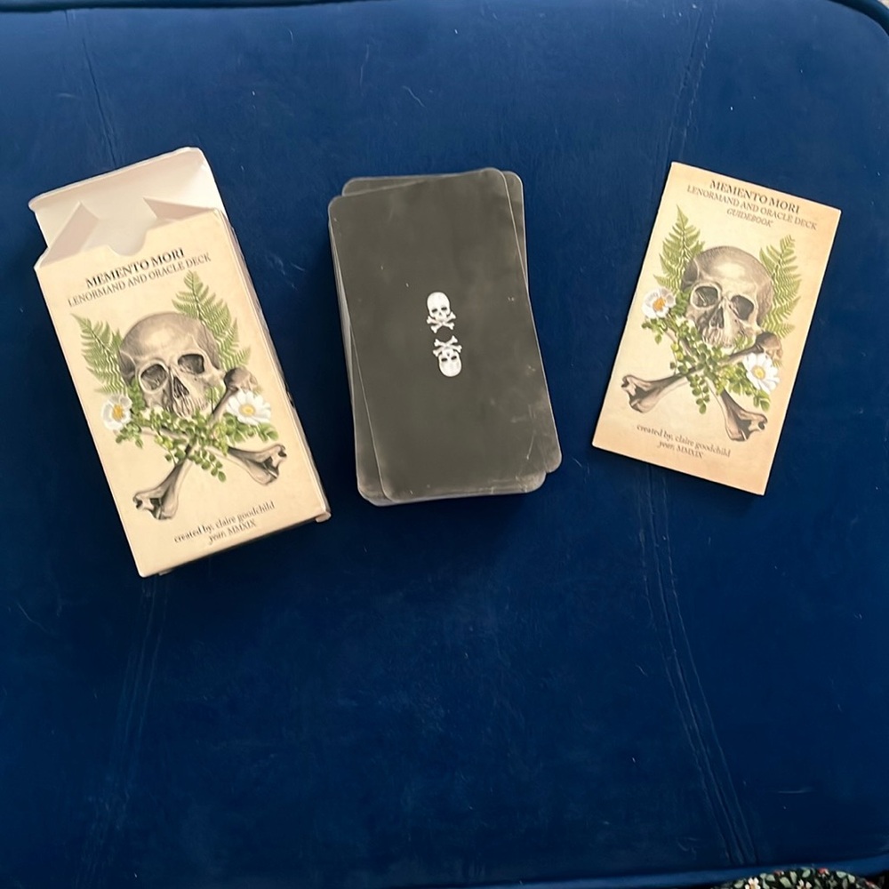 Momento Mori Lenormand & Oracle deck by Claire Goodchild